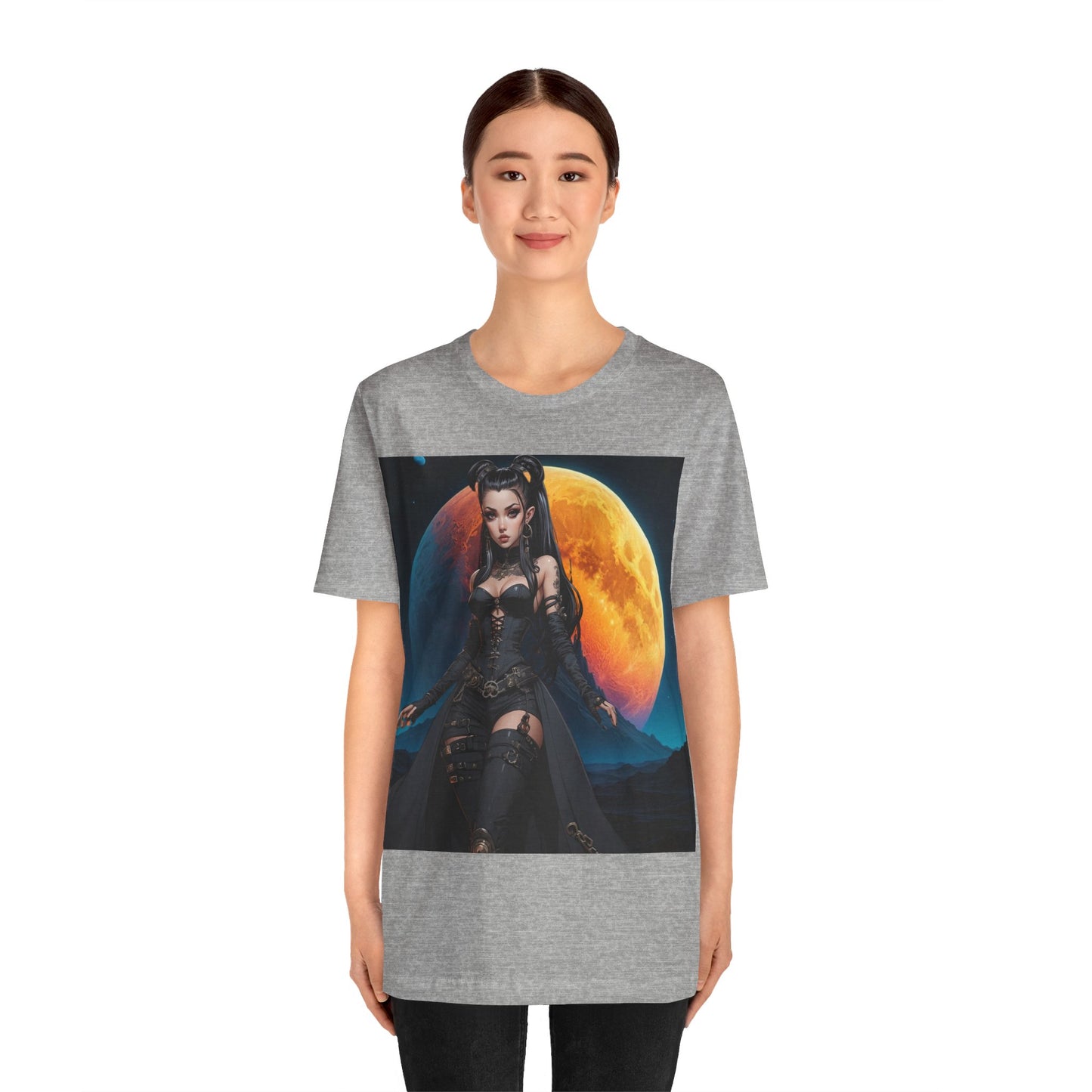 Blood Moon | HD Graphic | Goth | Anime Style | Moon | Unisex | Men's | Women's | Tee | T-Shirt