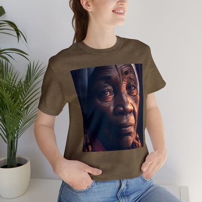 Wisdom's Face | African Woman | HD | Photorealistic | Unisex | Men's | Women's | Tee | T-Shirt