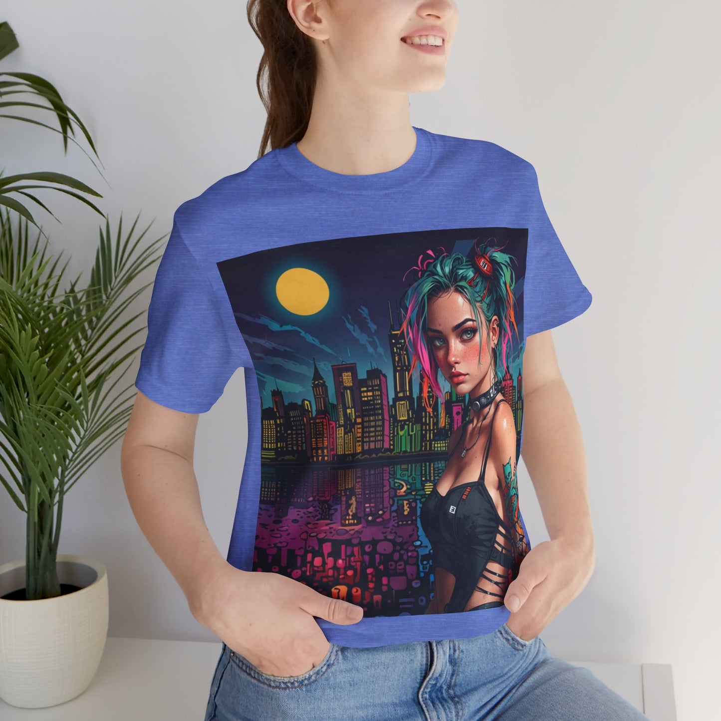 Cyberpunk Princess | Pastel | Cyberpunk | Unisex | Men's | Women's | Tee | T-Shirt