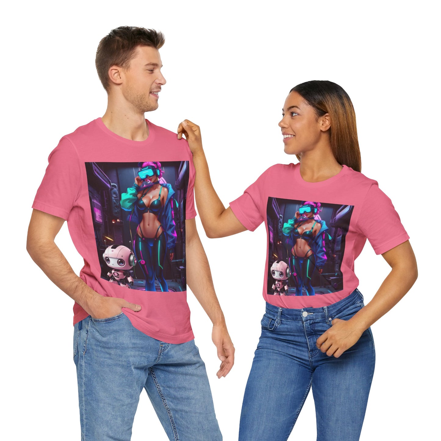 Cyber Cuties | HD Graphic | Anime | Cyber Punk | Unisex | Men's | Women's | Tee | T-Shirt