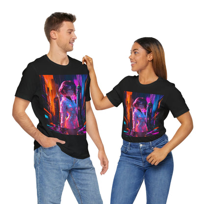 Crossroads Of Color | HD Graphic | Abstract | Neon Color | Anime | Unisex | Men's | Women's | Tee | T-Shirt