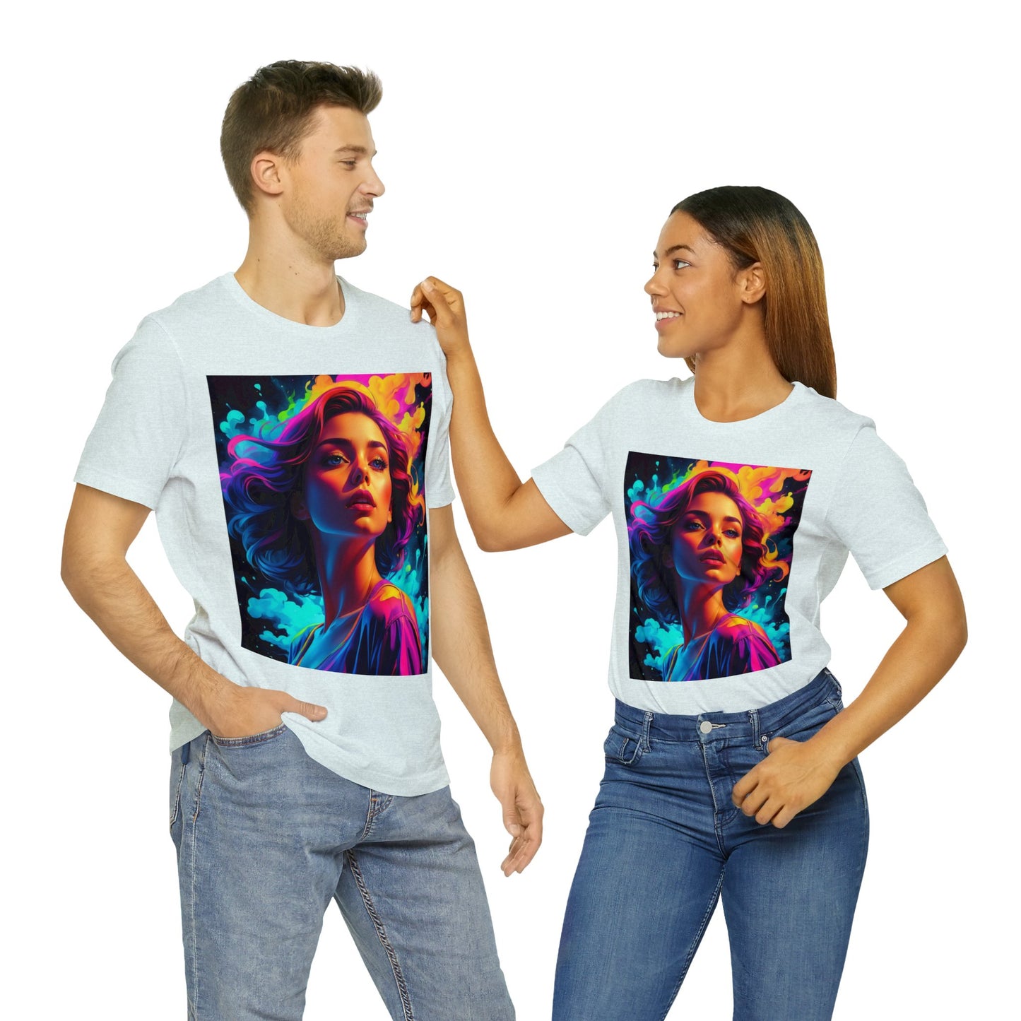 Holi Girl | HD Graphics | Festival of Colors | Vibrant | Coquette | Unisex | Men's | Women's | Tee | T-Shirt