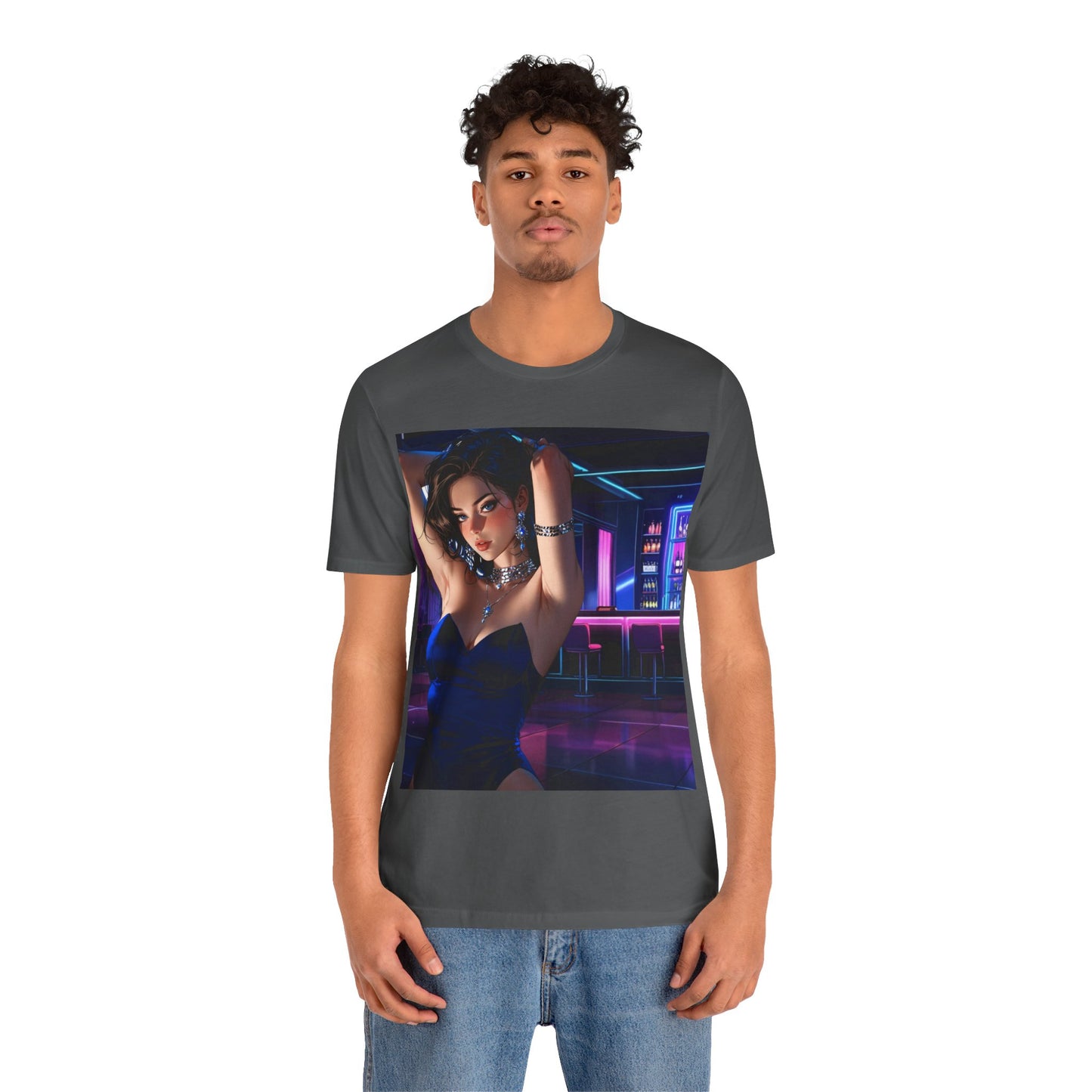 Before The Storm | HD Graphic | Anime | Waitress | Neon Colors | Unisex | Men's | Women's | Tee | T-Shirt