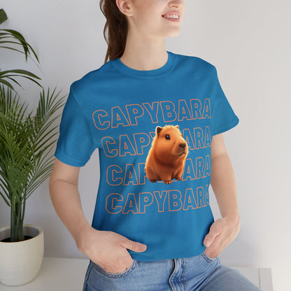 Capybara | Tik Tok | Animal Print | Cute | South America | Wildlife | Nature Lover's Gift | Unisex | Men's | Women's | Tee | T-Shirt