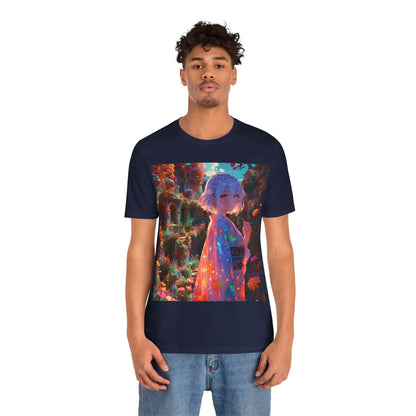 Floral Visions | HD Graphic| Anime | Pretty Girl | Unisex | Men's | Women's | Tee | T-Shirt