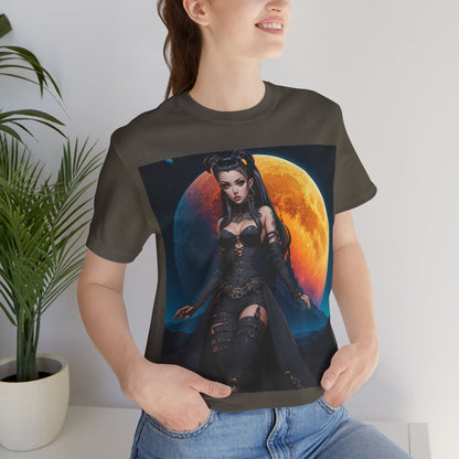 Blood Moon | HD Graphic | Goth | Anime Style | Moon | Unisex | Men's | Women's | Tee | T-Shirt