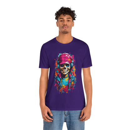 Colorful Skull | Gamer | Music | Intense | Unisex | Men's | Women's | Tee | T-Shirt