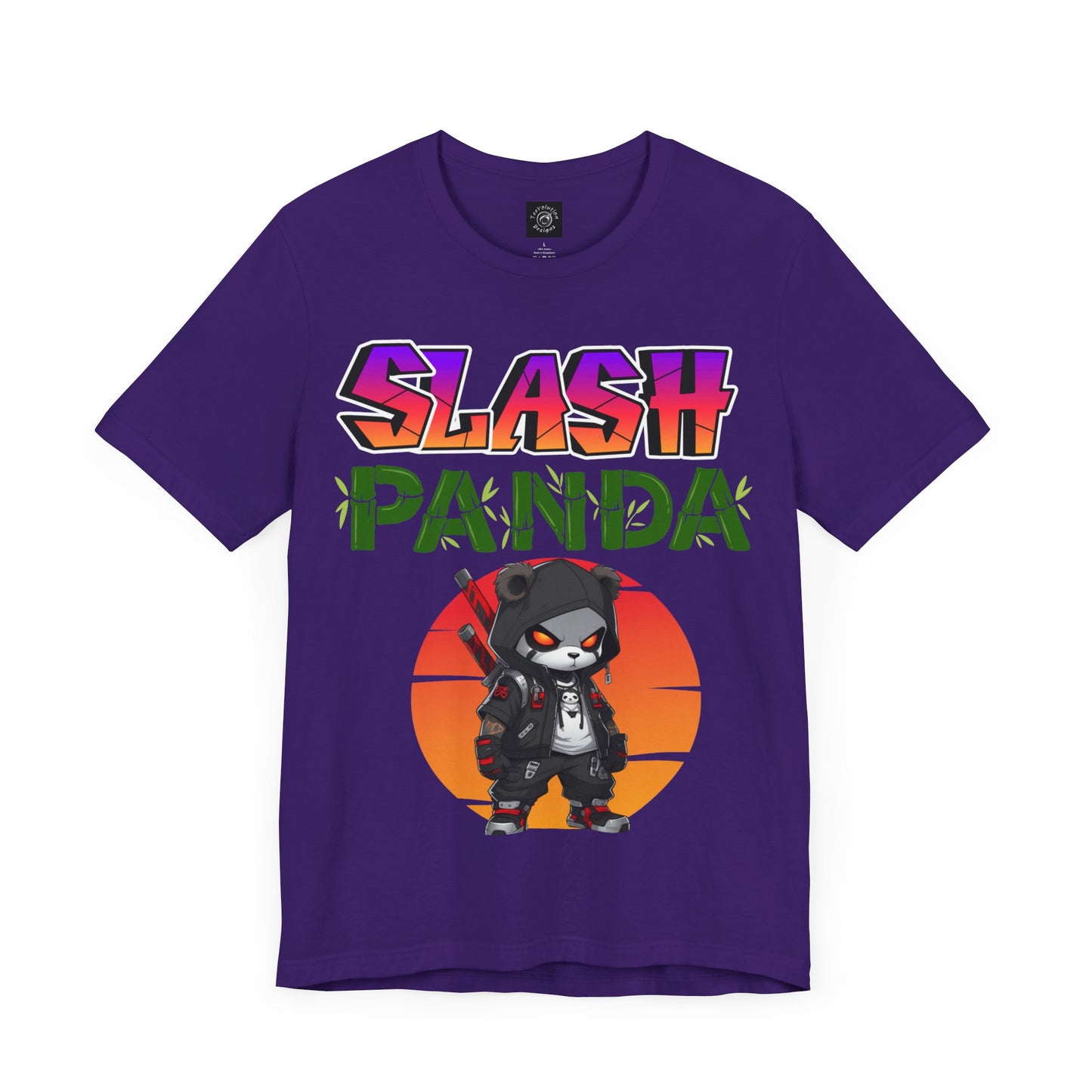 Slash Panda | Cute | Comic Book | Anime | Manga | Unisex | Men's | Women's | Tee | T-Shirt