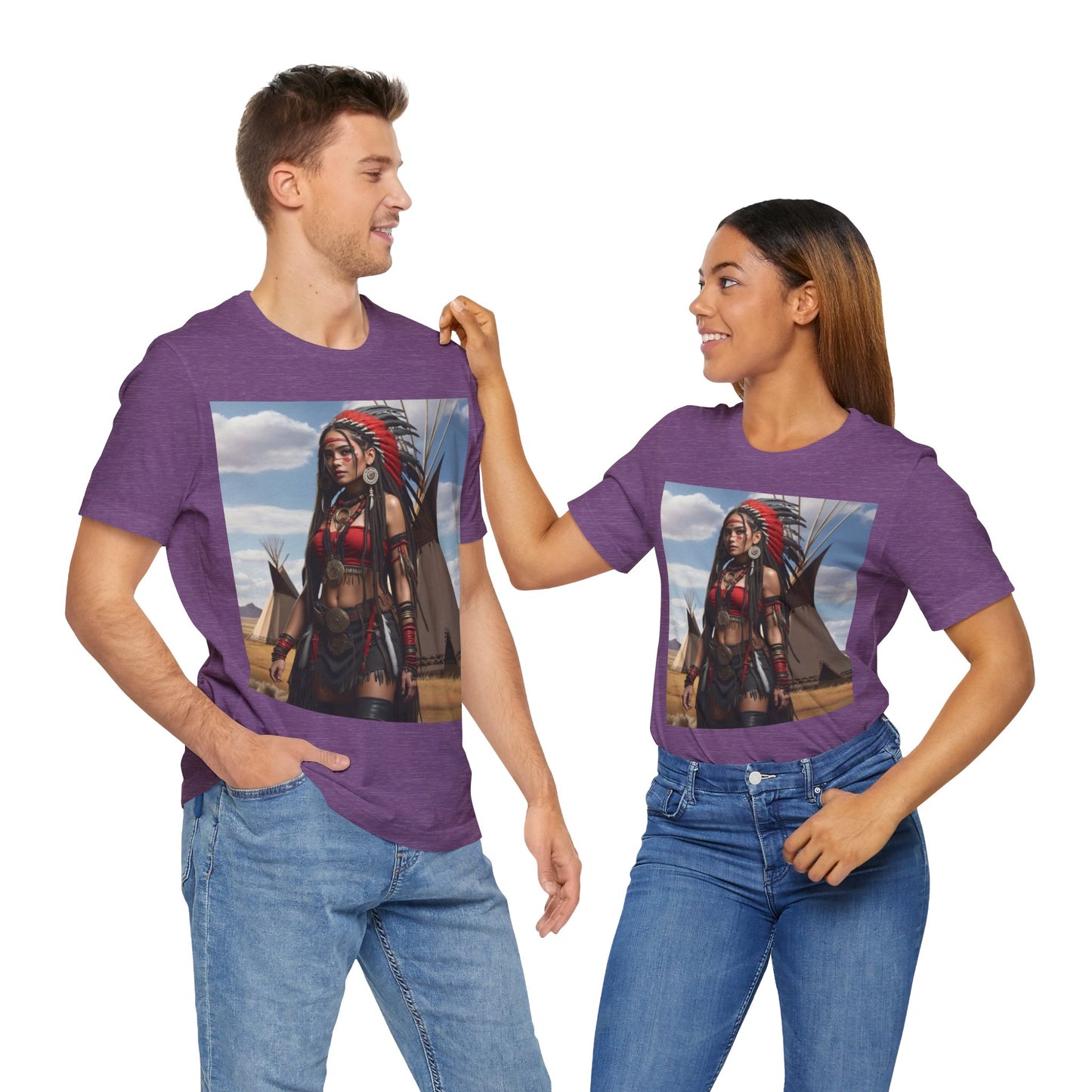 Native Love | HD Graphic | Indigenous American | Beautiful Woman | Unisex | Men's | Women's | Tee | T-Shirt