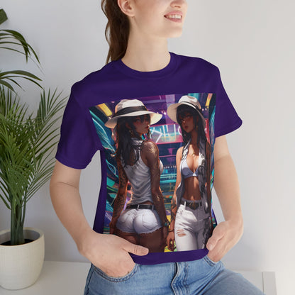 Girls Night Out | HD Graphic | Anime Style | Party | 2 Girls 1 Shirt | Unisex | Men's | Women's | Tee | T-Shirt