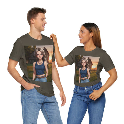 Country Girl | HD Graphic | Pretty Girl | Unisex | Men's | Women's | Tee | T-Shirt