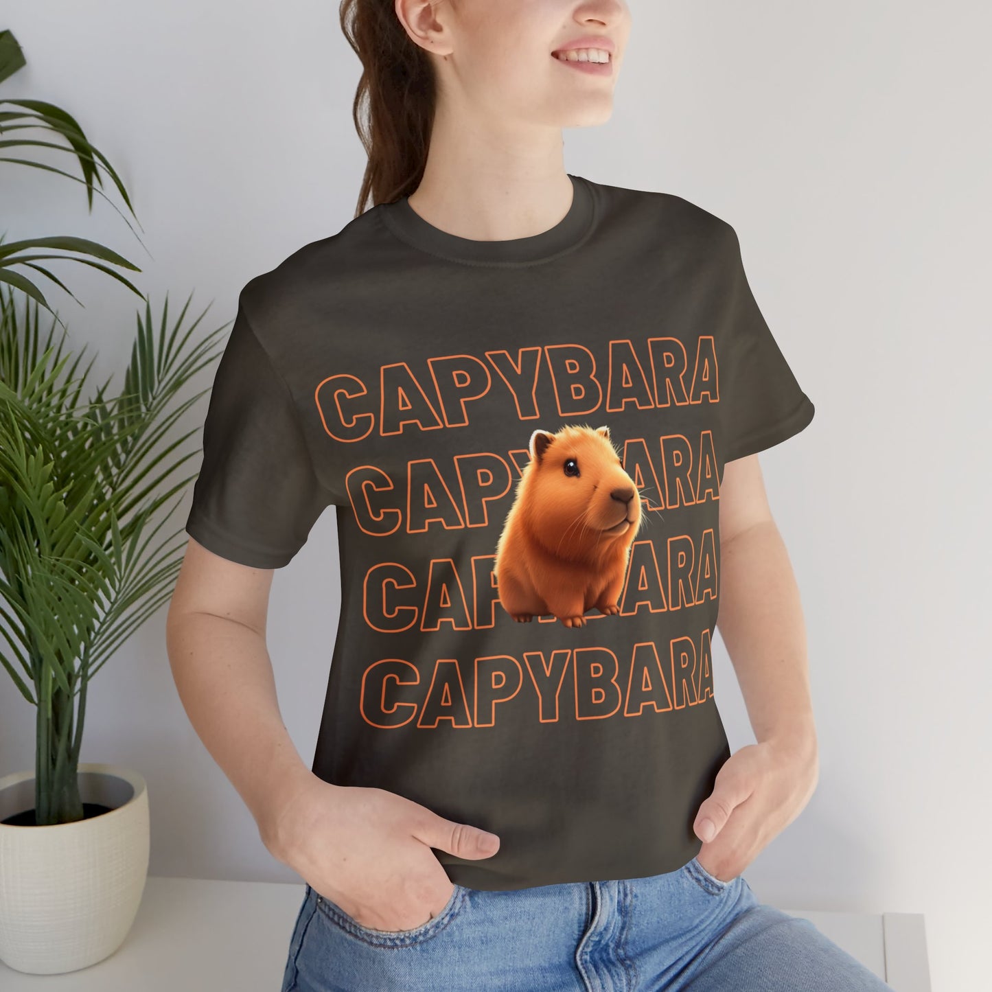 Capybara | Tik Tok | Animal Print | Cute | South America | Wildlife | Nature Lover's Gift | Unisex | Men's | Women's | Tee | T-Shirt