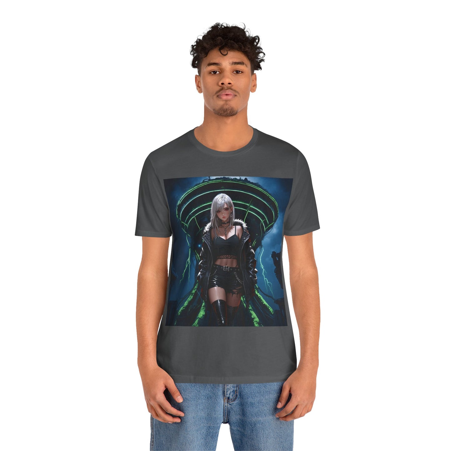 Kenzie | HD Graphic | Anime | Sci-Fi | Fantasy | Pretty Girl | Unisex | Men's | Women's | Tee | T-Shirt