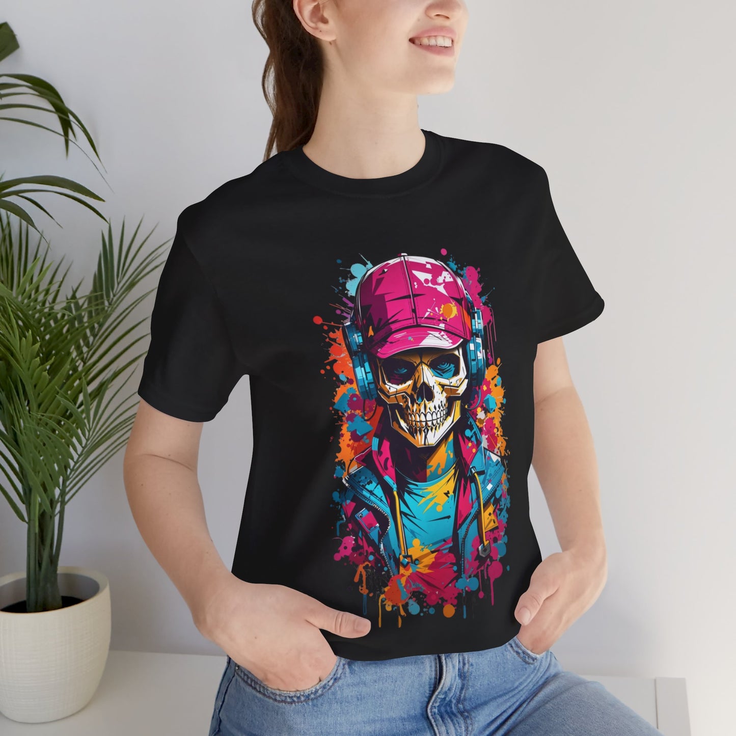 Colorful Skull | Gamer | Music | Intense | Unisex | Men's | Women's | Tee | T-Shirt