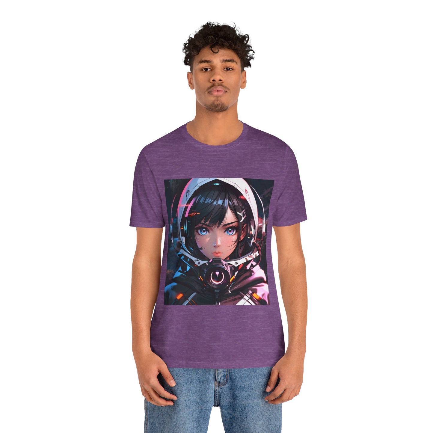 Starlit Stunner | HD Graphic | Sci-Fi | Anime | Woman Astronaut | Unisex | Men's | Women's | Tee | T-Shirt