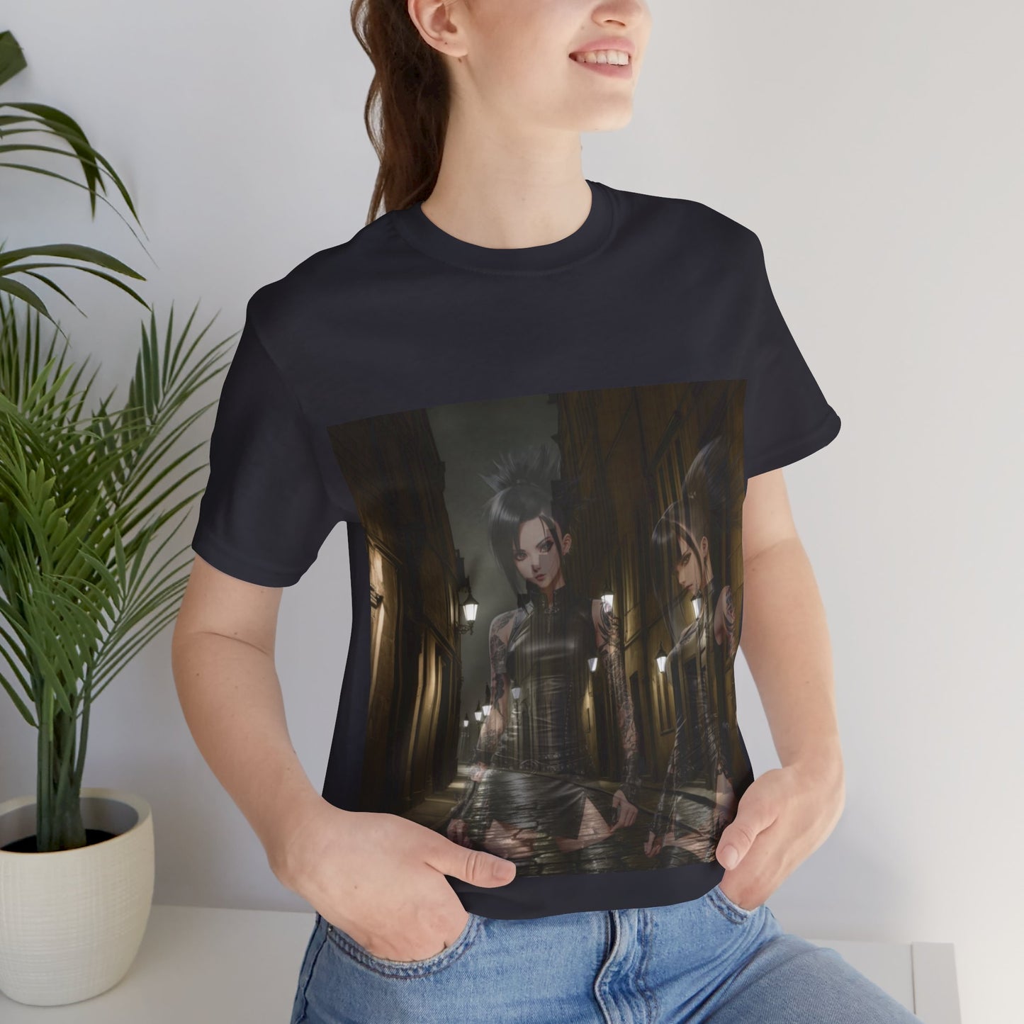 Ghosts of Gothica | Anime Gift | Fantasy Girls | Dark Daze | Sci Fi | Futuristic | HD Graphics | Unisex | Men's | Women's | Tee | T-Shirt