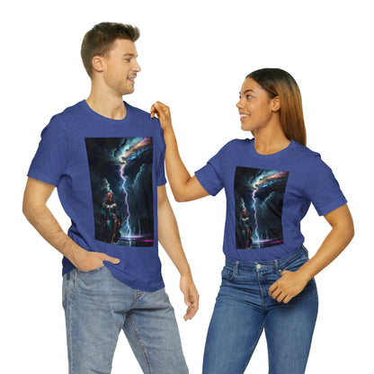 Lightning Crashes |  Anime Gift | Fantasy Girl | Nature's Fury | Sci Fi | Futuristic | HD Graphics | Unisex | Men's | Women's | Tee | T-Shirt