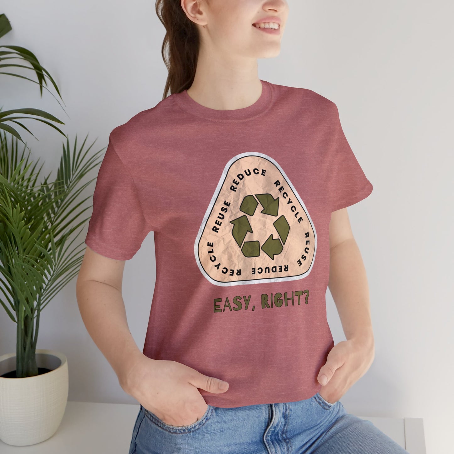 Recycle Tee | Enviormentalist Gift | Earth Day | Save The Planet | Conservationist | Mother Earth | Unisex | Men's | Women's | Tee | T-Shirt