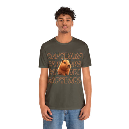 Capybara | Tik Tok | Animal Print | Cute | South America | Wildlife | Nature Lover's Gift | Unisex | Men's | Women's | Tee | T-Shirt