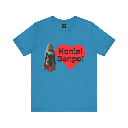 Hentai Senpai | Anime | CGI | Gamer | Fantasy Girl | Geek Gift | Unisex | Men's | Women's | Tee | T-Shirt