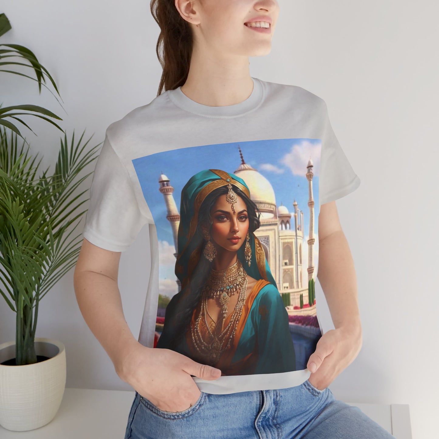 Shuddh Saundary | Taj Mahal | Pure Beauty | HD Graphic | Unisex | Men's | Women's | Tee | T-Shirt