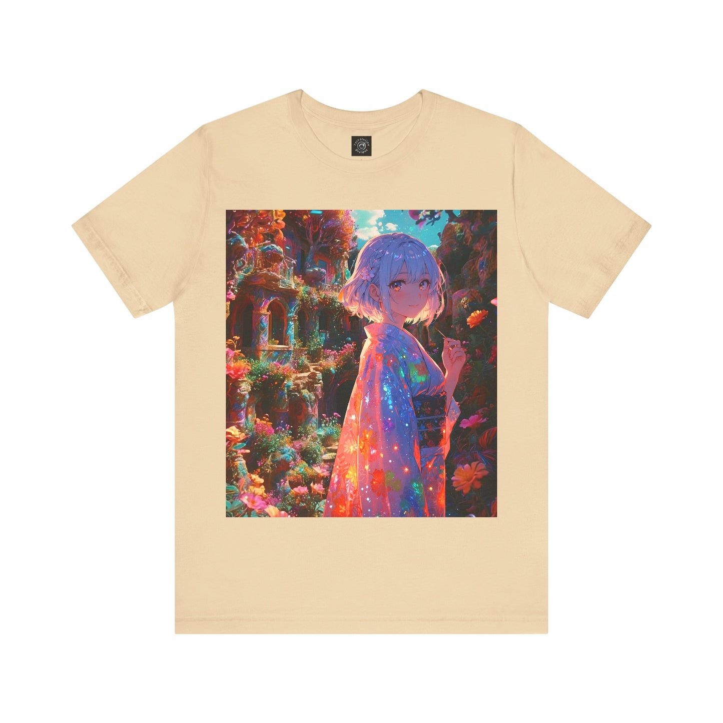 Floral Visions | HD Graphic| Anime | Pretty Girl | Unisex | Men's | Women's | Tee | T-Shirt