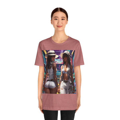 Girls Night Out | HD Graphic | Anime Style | Party | 2 Girls 1 Shirt | Unisex | Men's | Women's | Tee | T-Shirt