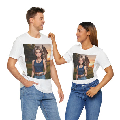 Country Girl | HD Graphic | Pretty Girl | Unisex | Men's | Women's | Tee | T-Shirt