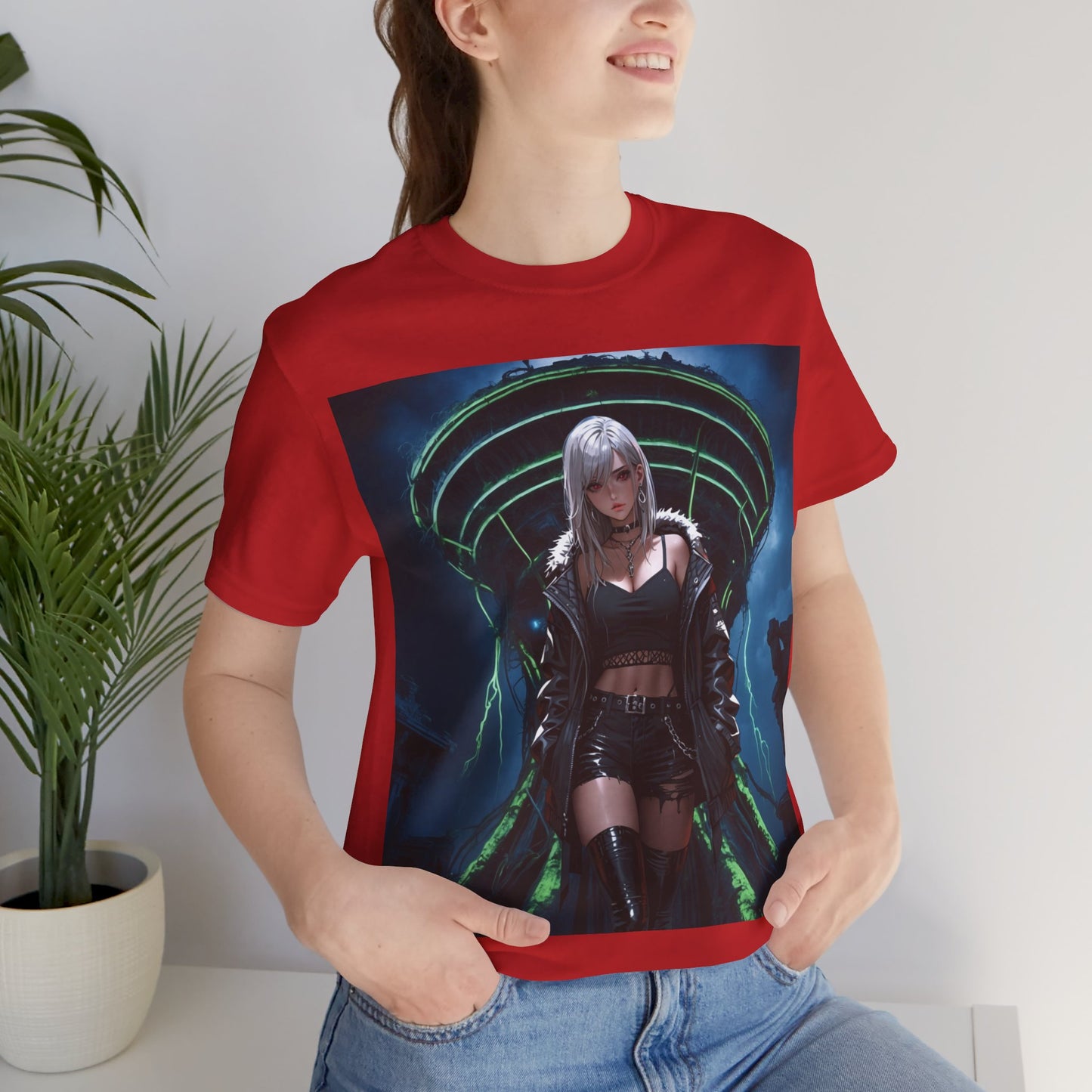 Kenzie | HD Graphic | Anime | Sci-Fi | Fantasy | Pretty Girl | Unisex | Men's | Women's | Tee | T-Shirt