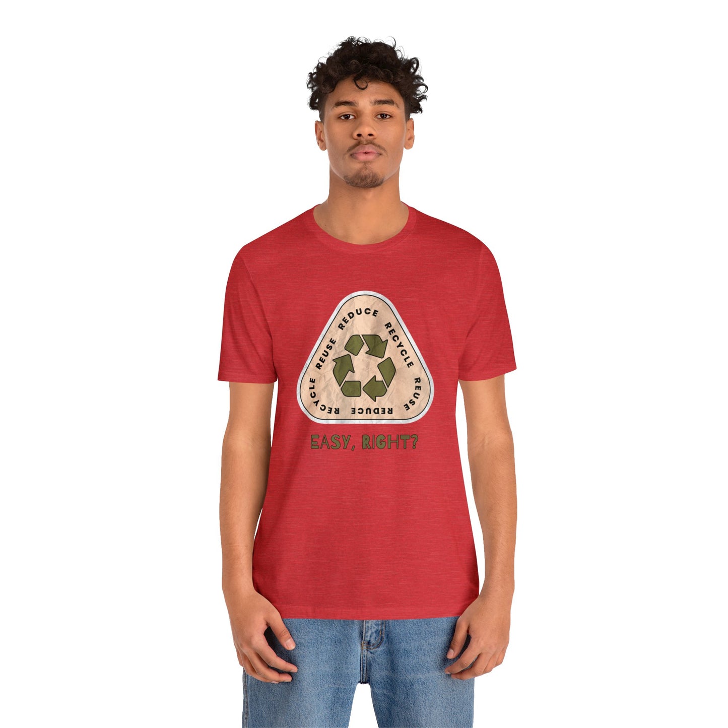 Recycle Tee | Enviormentalist Gift | Earth Day | Save The Planet | Conservationist | Mother Earth | Unisex | Men's | Women's | Tee | T-Shirt