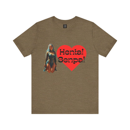 Hentai Senpai | Anime | CGI | Gamer | Fantasy Girl | Geek Gift | Unisex | Men's | Women's | Tee | T-Shirt