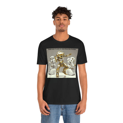 Dancing Robot | Tee | Party Gift | Rave | Techno | House Music | Hip Hop | Fun | Unisex | Men's | Women's | HD Graphics | All Ages | Cool | T-Shirt