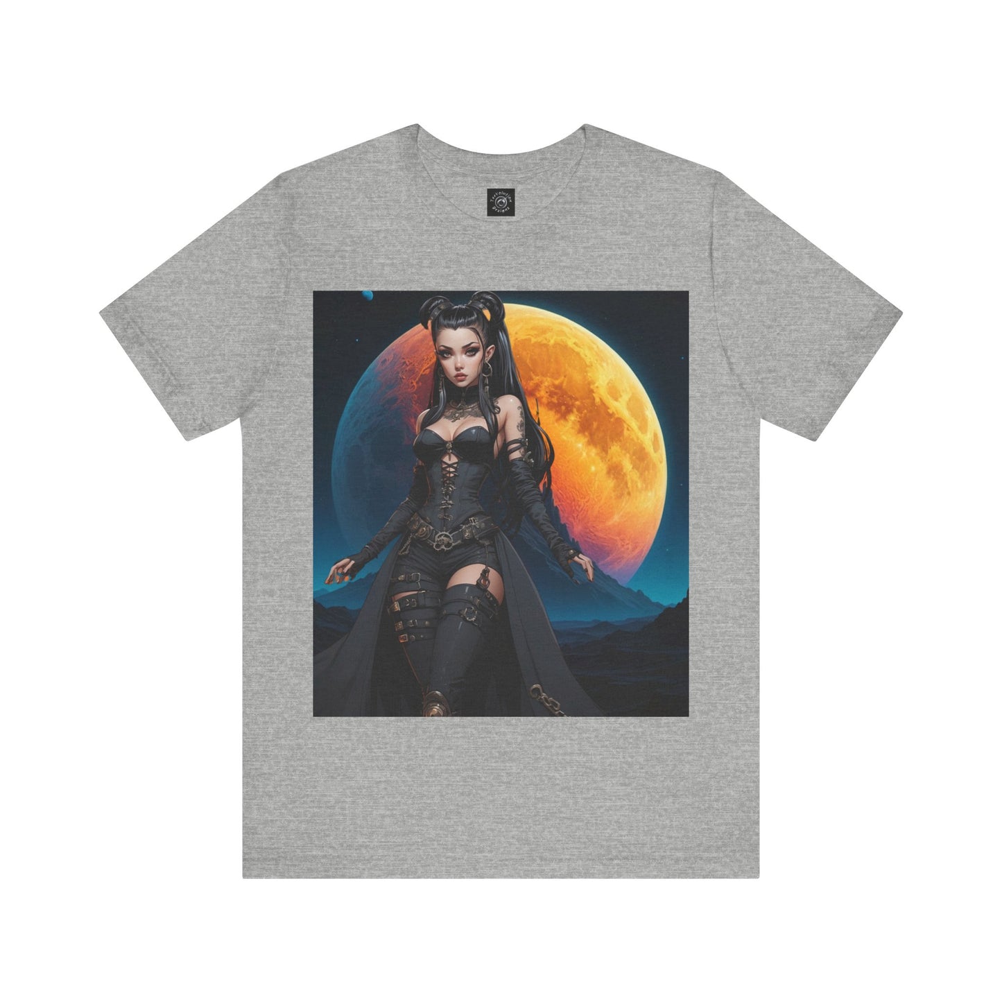 Blood Moon | HD Graphic | Goth | Anime Style | Moon | Unisex | Men's | Women's | Tee | T-Shirt