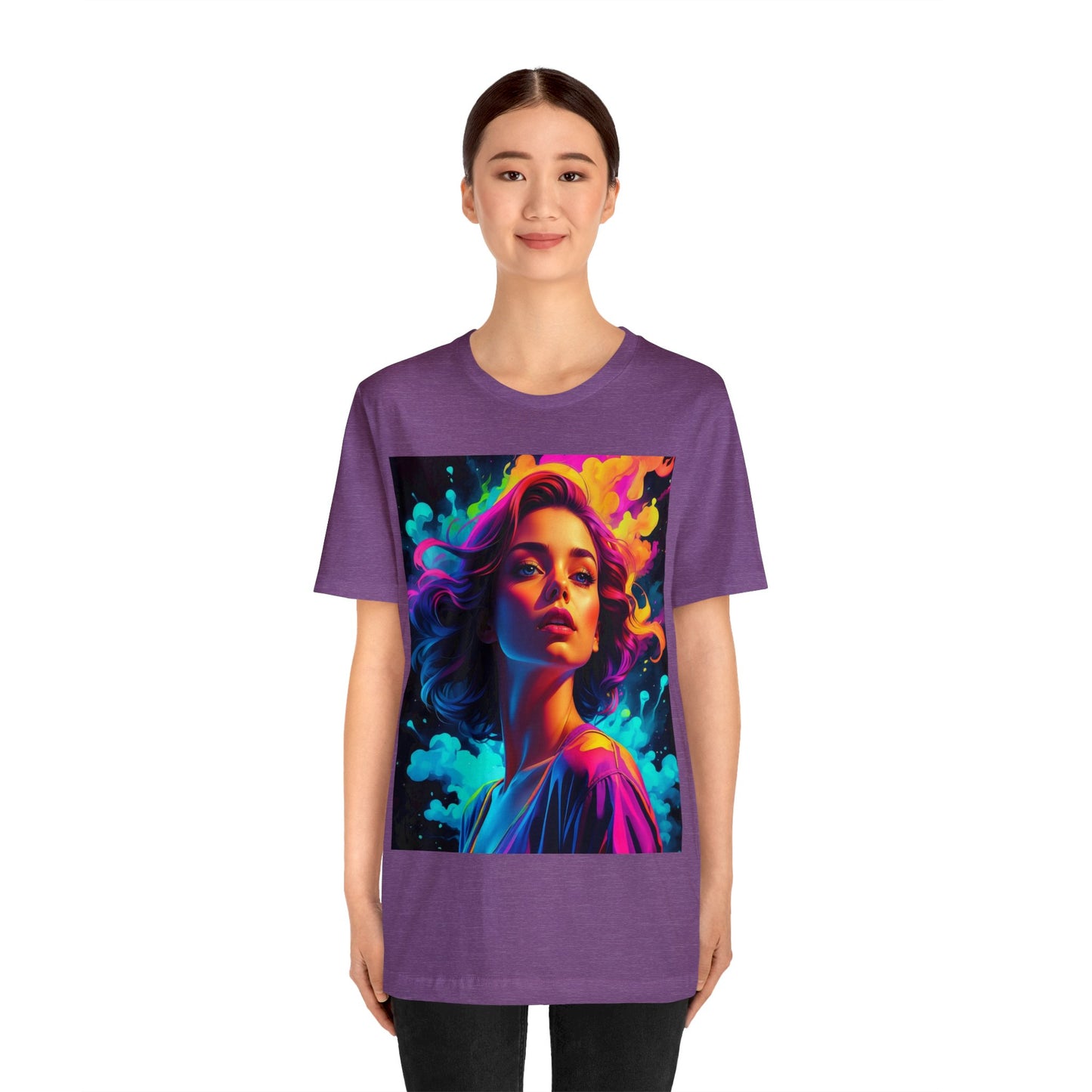 Holi Girl | HD Graphics | Festival of Colors | Vibrant | Coquette | Unisex | Men's | Women's | Tee | T-Shirt