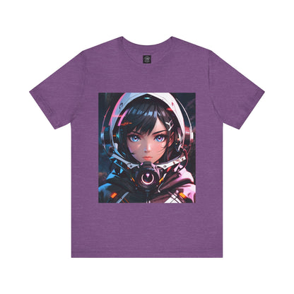 Starlit Stunner | HD Graphic | Sci-Fi | Anime | Woman Astronaut | Unisex | Men's | Women's | Tee | T-Shirt