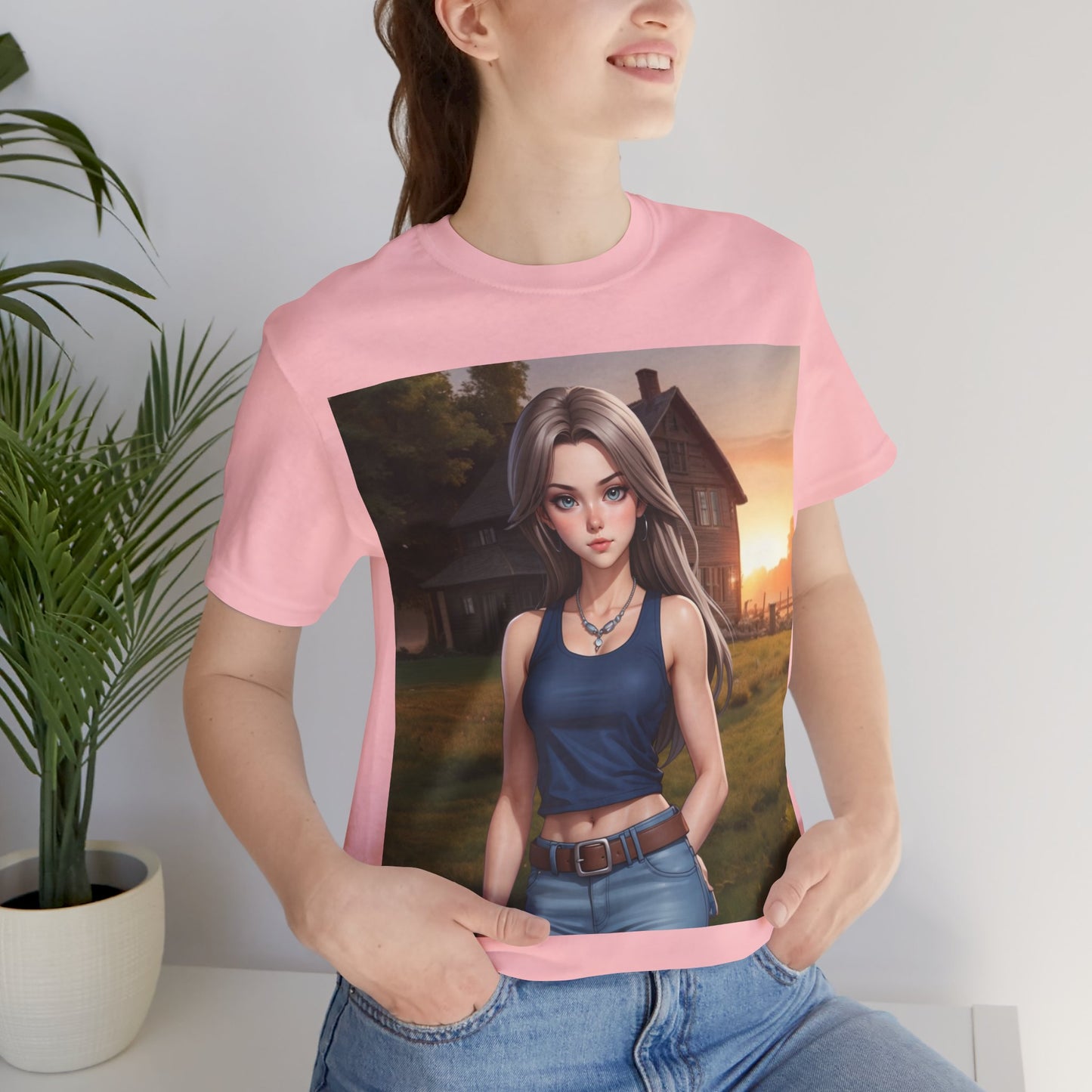 Country Girl | HD Graphic | Pretty Girl | Unisex | Men's | Women's | Tee | T-Shirt