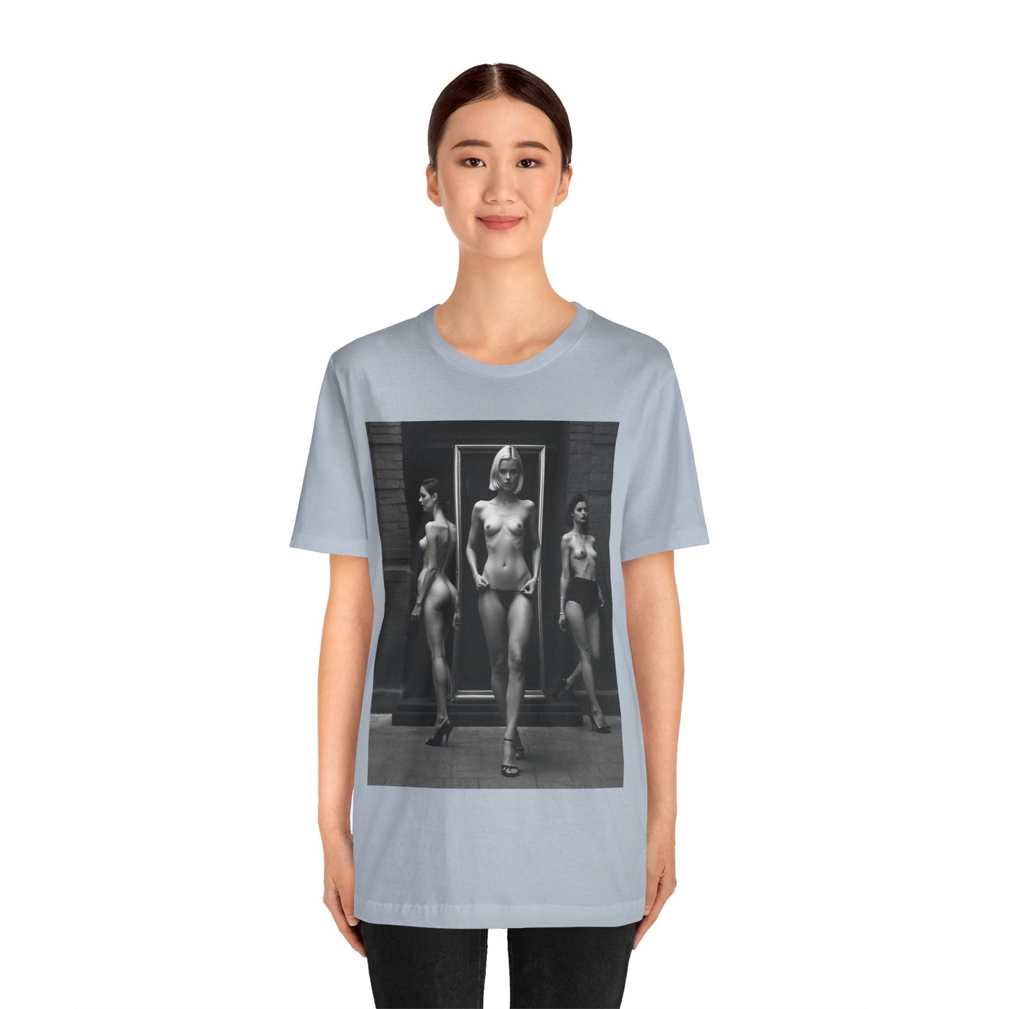 Black And White Beauties | Photorealism | Art | Nudes| Models | Fashion | HD Graphics | Unisex | Men's | Women's | Tee | T-Shirt