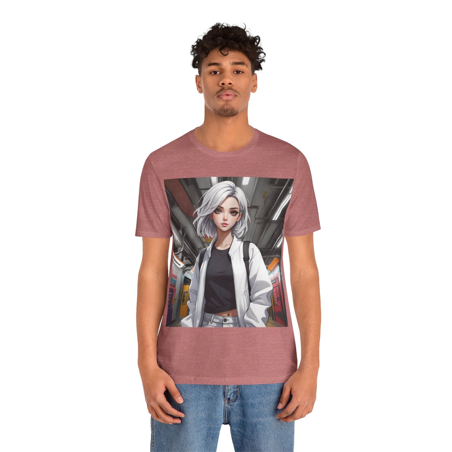 Subway Service | HD Graphic | Anime | Pretty Girl | Unisex | Men's | Women's | Tee | T-Shirt