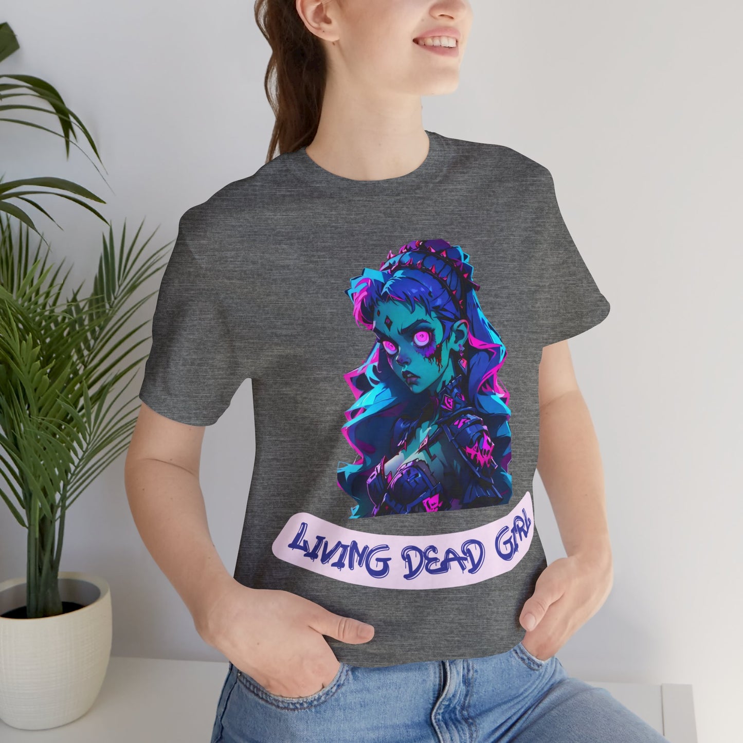 Living Dead Girl | Zombie | Cute | Undead | Unisex | Men's | Women's | Tee | T-Shirt