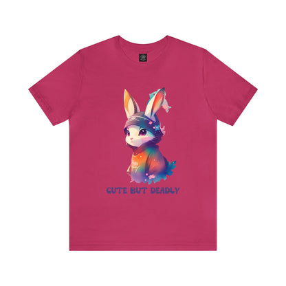 Cute But Deadly | Bunny Warrior | Cartoon | Rabbit | Usagi Yojimbo | Unisex | Men's | Women's | Tee | T-Shirt