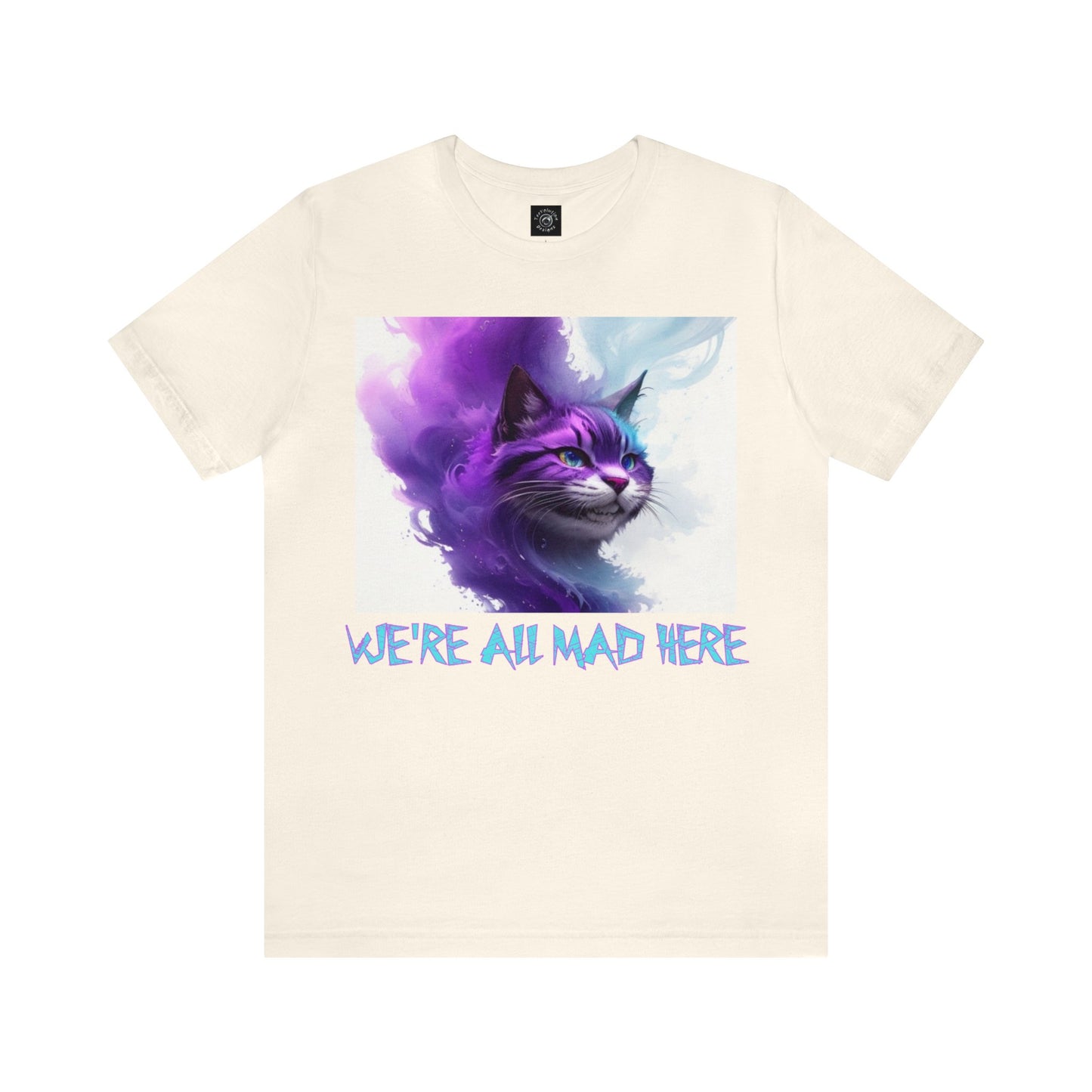 Cheshire Cat | We're All Mad Here | Alice Through The Looking Glass | Alice In Wonderland | Louis Carroll | Unisex | Men's | Women's | Tee | T-Shirt