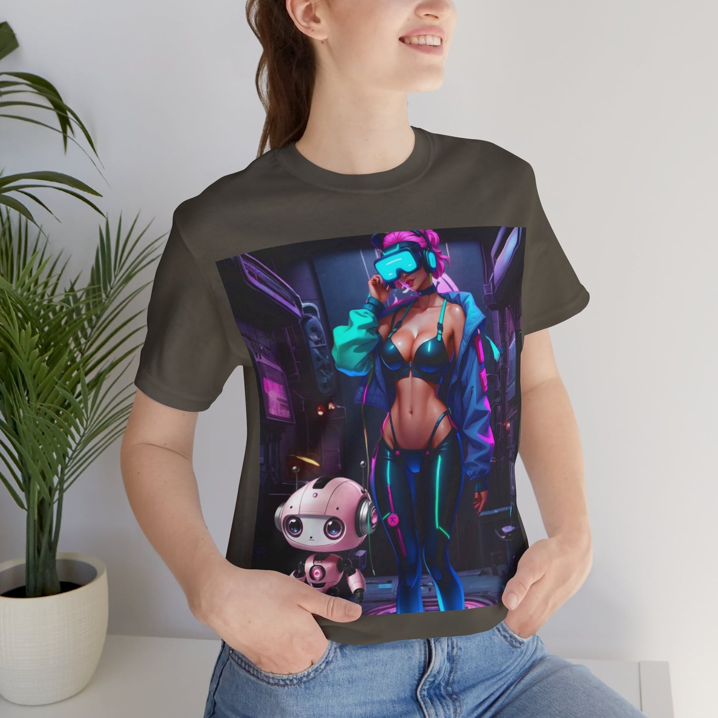 Cyber Cuties | HD Graphic | Anime | Cyber Punk | Unisex | Men's | Women's | Tee | T-Shirt