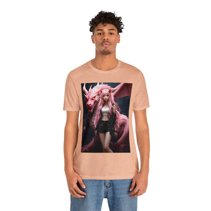 Dragon Lady | Fantasy | Anime | Gamer | HD Graphic | Unisex | Men's | Women's | Tee | T-Shirt