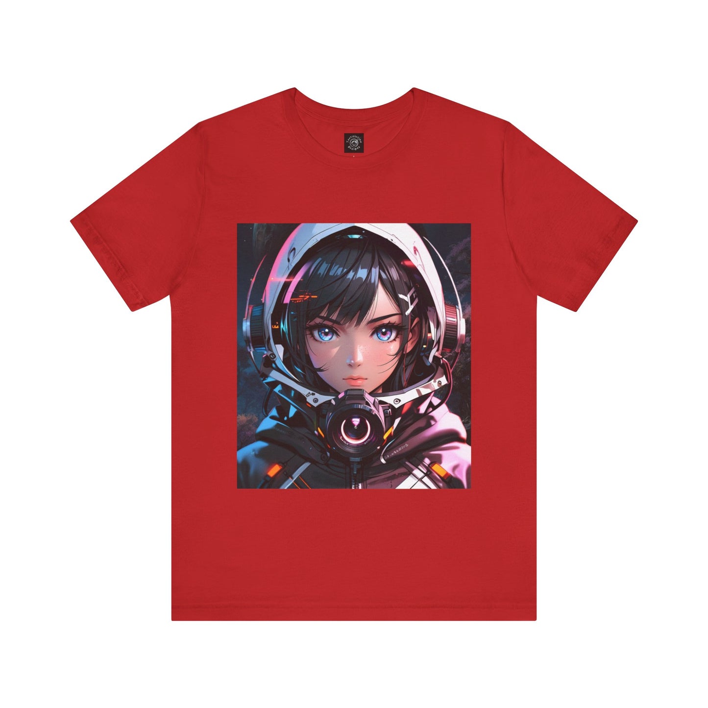 Starlit Stunner | HD Graphic | Sci-Fi | Anime | Woman Astronaut | Unisex | Men's | Women's | Tee | T-Shirt