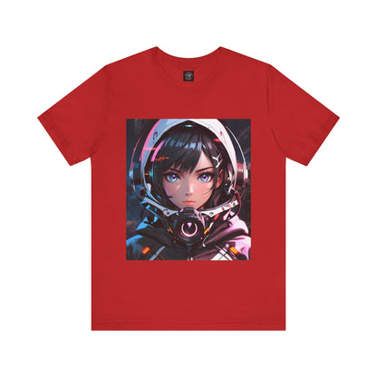 Starlit Stunner | HD Graphic | Sci-Fi | Anime | Woman Astronaut | Unisex | Men's | Women's | Tee | T-Shirt