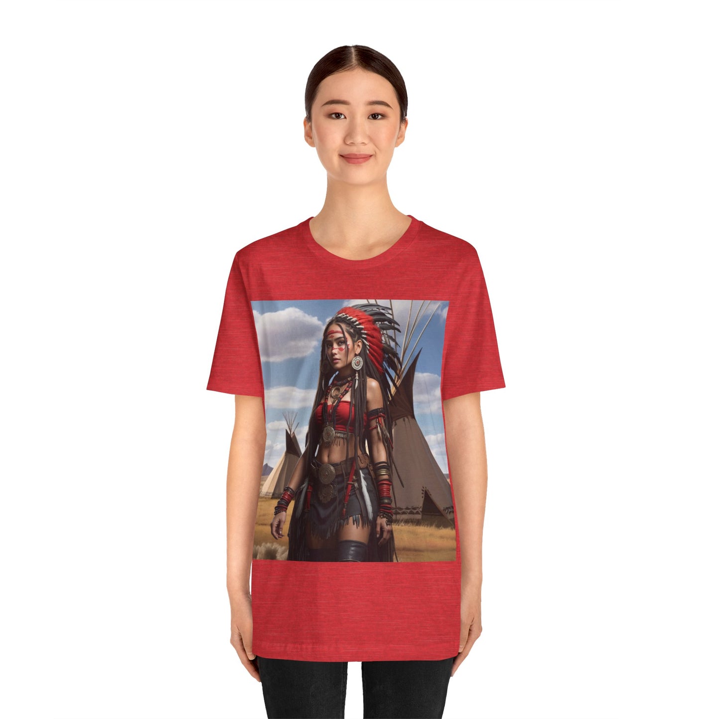 Native Love | HD Graphic | Indigenous American | Beautiful Woman | Unisex | Men's | Women's | Tee | T-Shirt