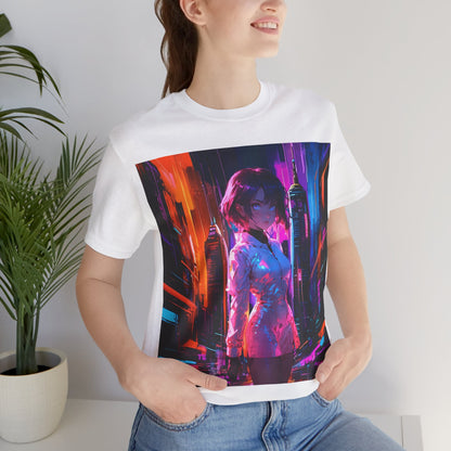 Crossroads Of Color | HD Graphic | Abstract | Neon Color | Anime | Unisex | Men's | Women's | Tee | T-Shirt