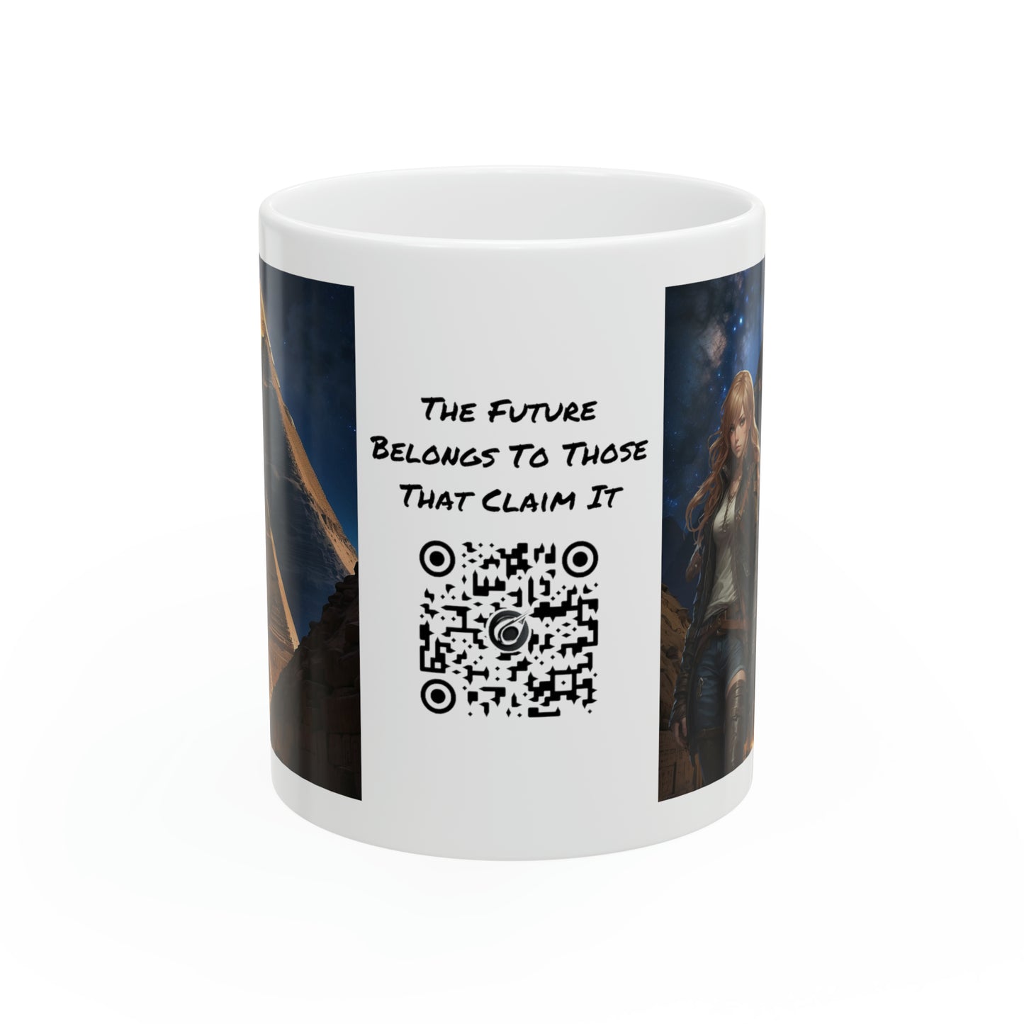 Tomb Raider Too | HD Graphic | Pyramids | Coffee | Tea | Hot Chocolate | 11oz | White Mug