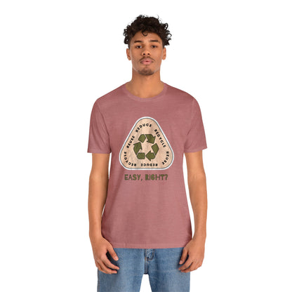 Recycle Tee | Enviormentalist Gift | Earth Day | Save The Planet | Conservationist | Mother Earth | Unisex | Men's | Women's | Tee | T-Shirt