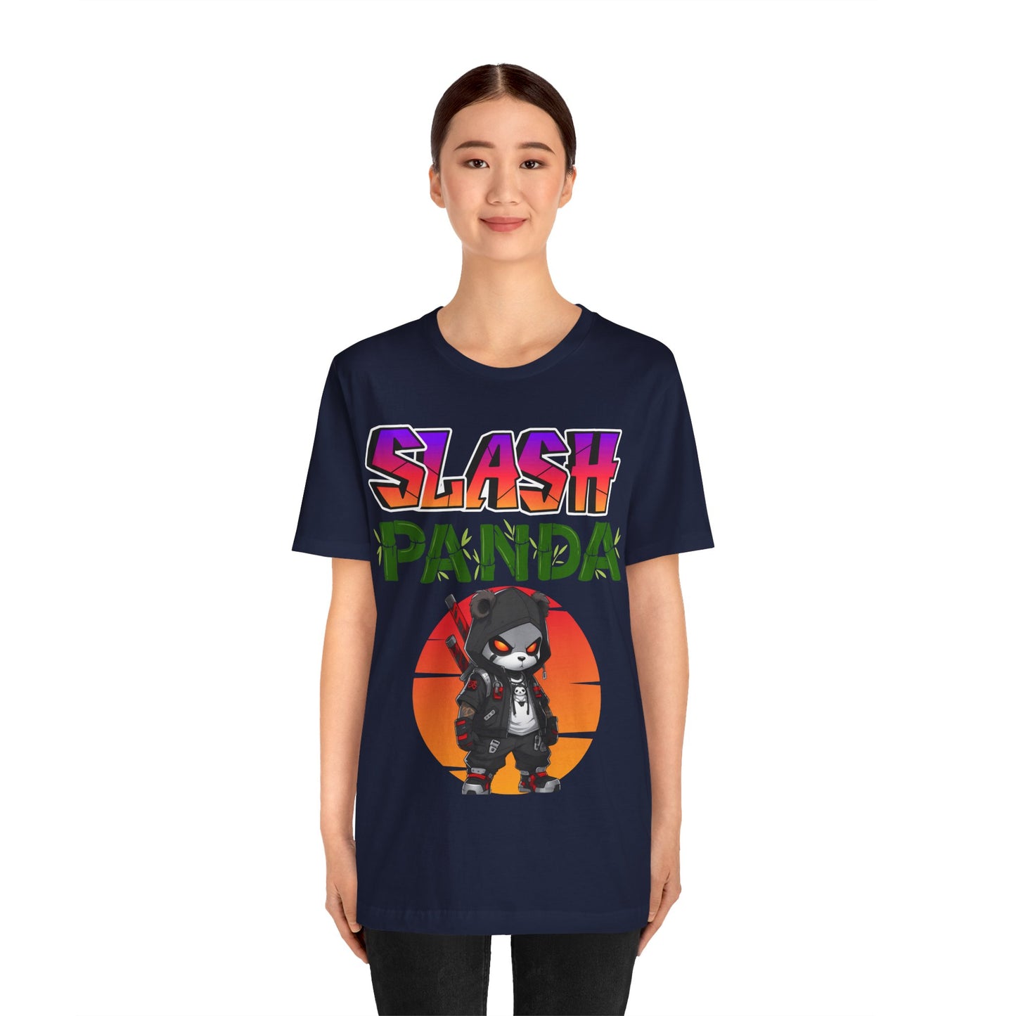 Slash Panda | Cute | Comic Book | Anime | Manga | Unisex | Men's | Women's | Tee | T-Shirt